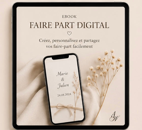 Ebook faire-part digital