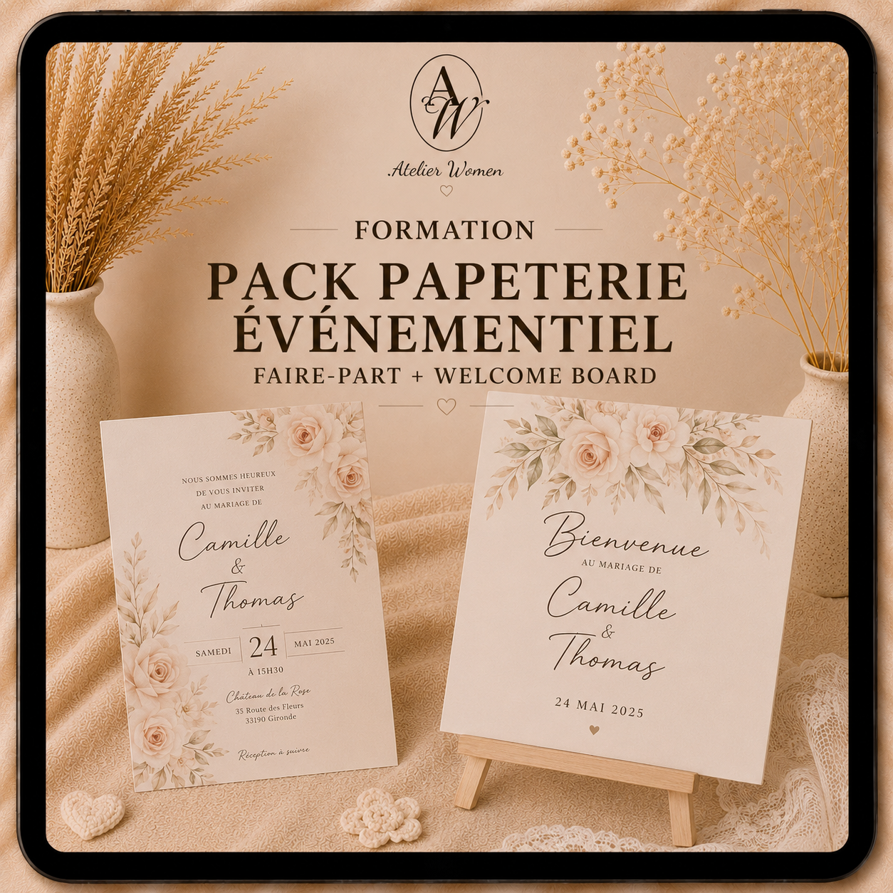 Pack papeterie événementiel